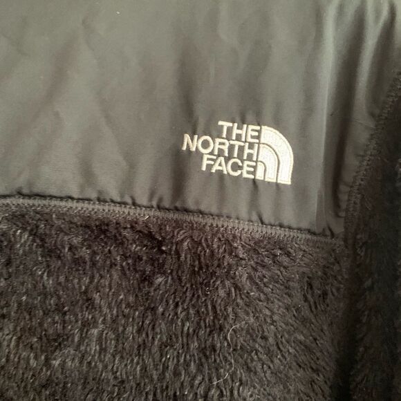 The North Face "Polartec" Full Zip Black Jacket with White Logo - Size XL - Picture 11 of 14